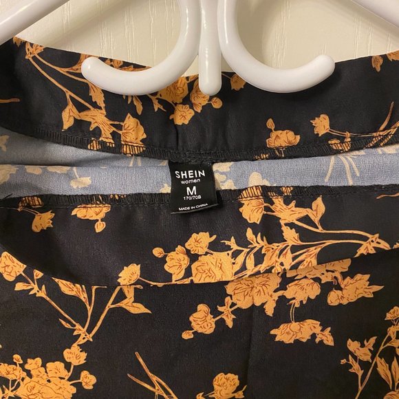 Flower Pattern Midi Skirt - Picture 2 of 4